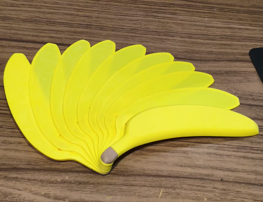Leque de banana, abre como um leque de verdade
